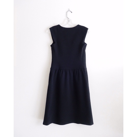 Ralph Lauren Black Label Black Wool Dress sz 6 - Picture 2 of 3